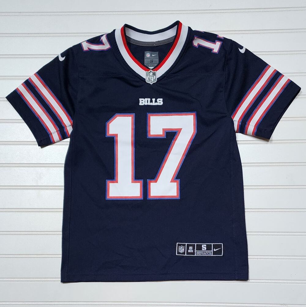 Nike NFL Kids Buffalo Bills Josh Allen #17 Jersey Size S (8) Navy